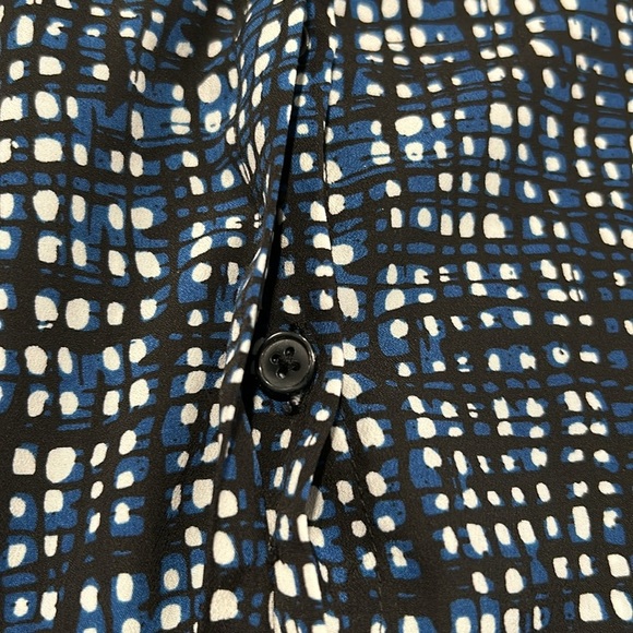 Northern reflection Tradition, S 18P, navy blue and white hidden button up - Picture 9 of 12